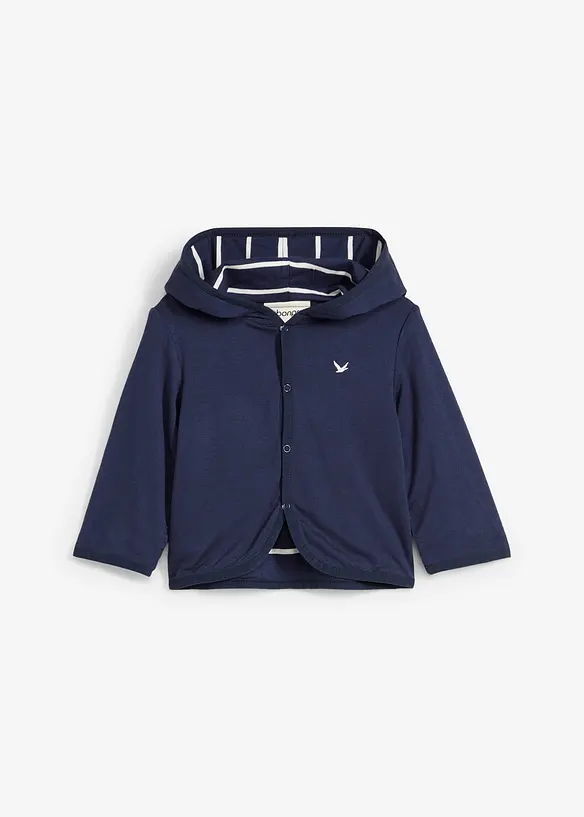 Wende-Sweatjacke aus weichem Viskose-Jersey, bonprix