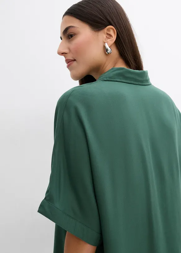 Blusenkleid aus feiner Viskose, bonprix