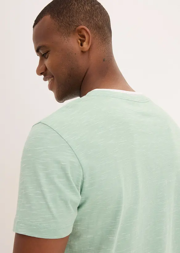 T-shirt 2 en 1 chiné, bonprix