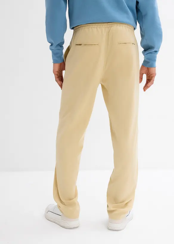 Chino droit extensible à taille élastiquée, Loose Fit, bonprix