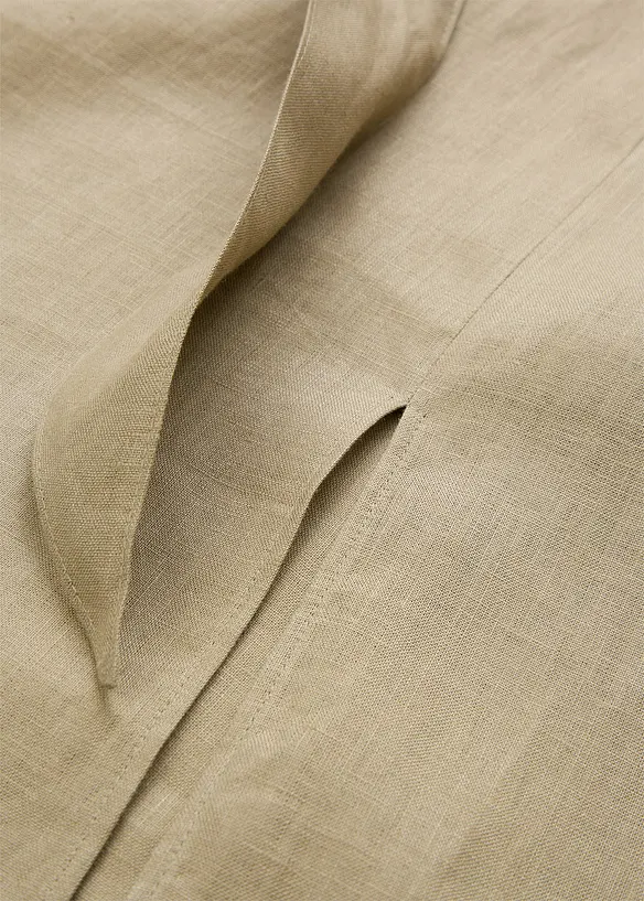 Jupe et ceinture à nouer (ens. 2 pces), 100% lin, bonprix