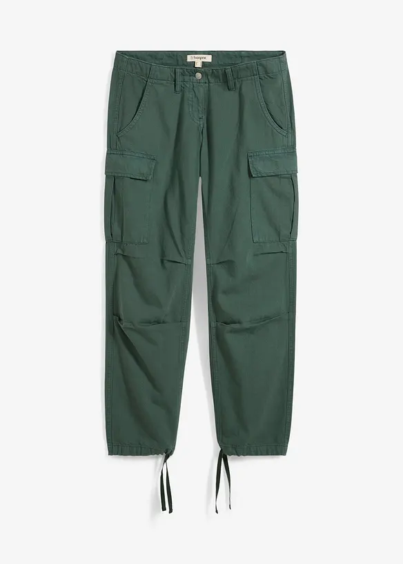 Pantalon cargo 100% coton, bonprix