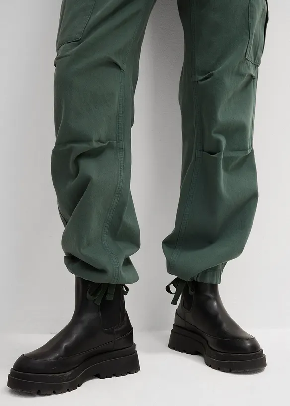 Pantalon cargo 100% coton, bonprix