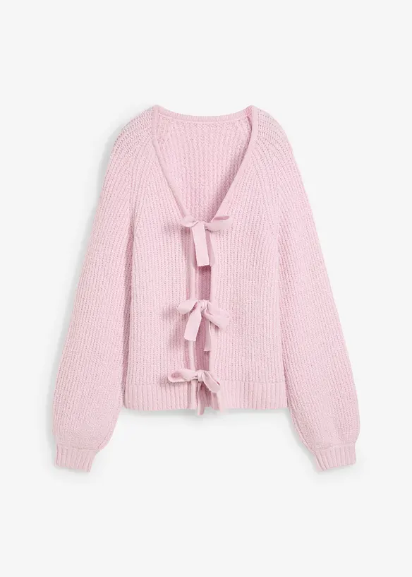 Gilet en maille réversible avec nœud, bonprix