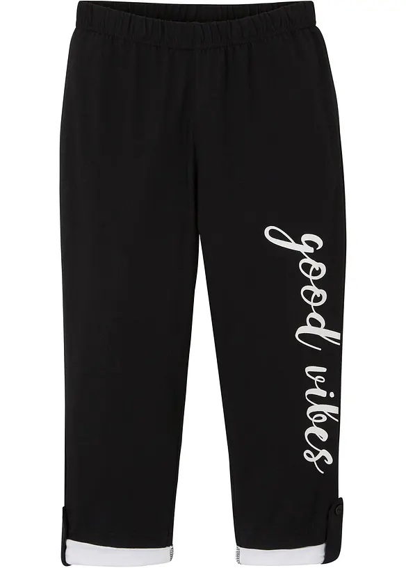 Legging 3/4 fille en coton extensible, bonprix