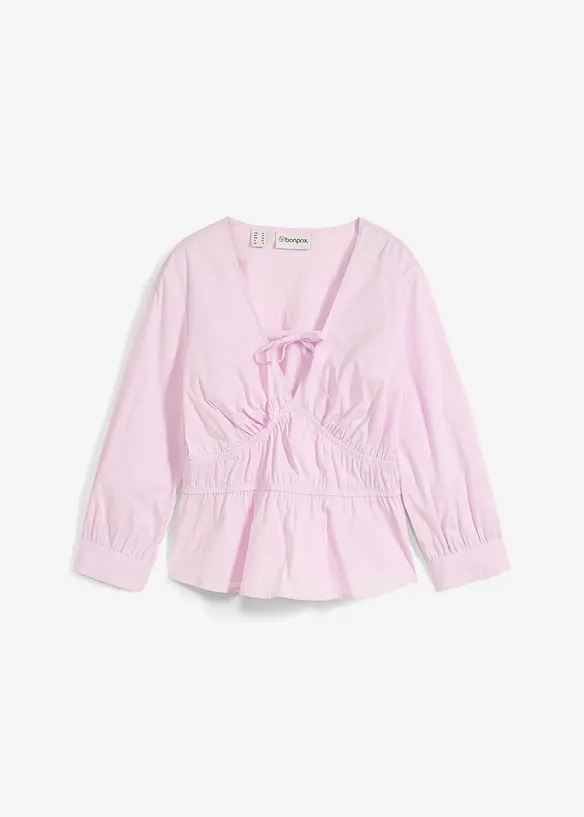 Blouse froncée avec des coutures élastiques, bonprix