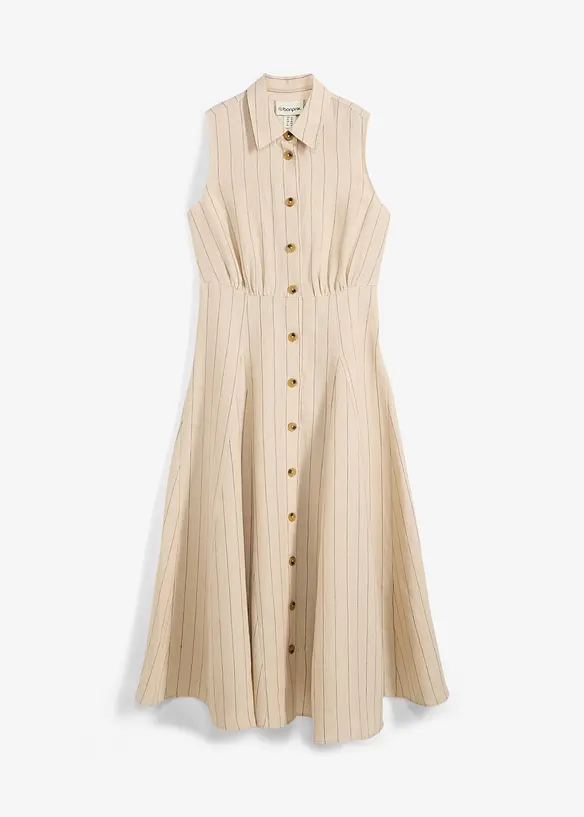 Robe-chemise, 100% lin, bonprix
