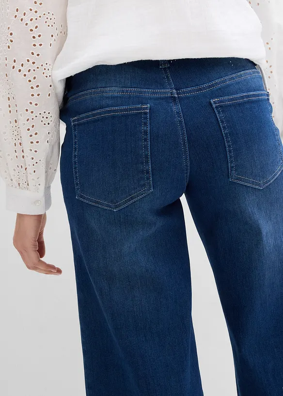 Knöchelfreie Umstandsjeans, Loose Fit, bonprix