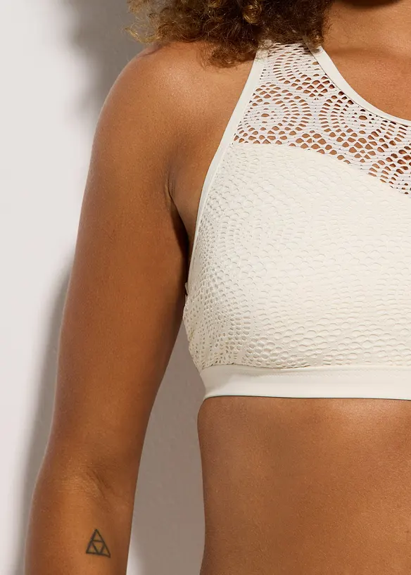 Haut de bikini brassière avec dentelle, bonprix