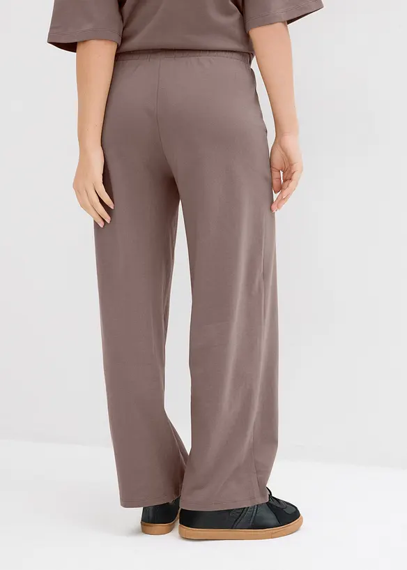 Pantalon en jersey interlock, bonprix