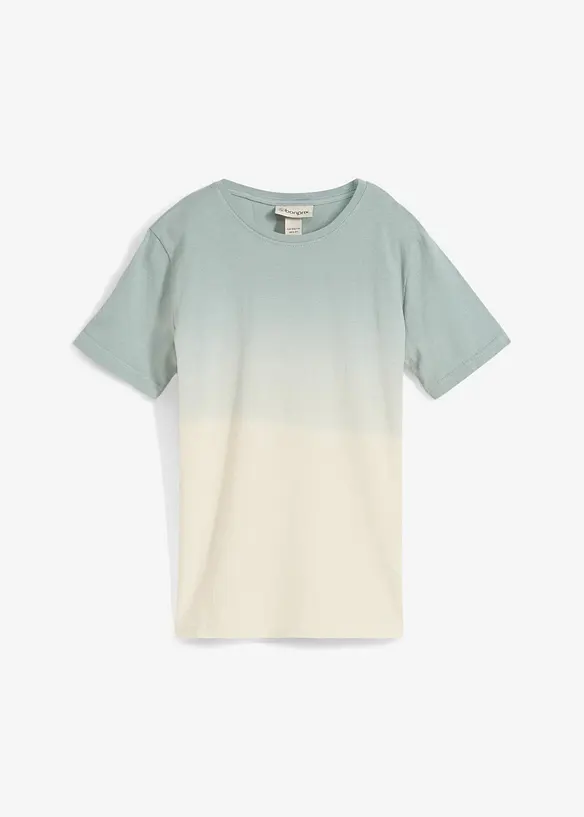 T-Shirt aus reiner Baumwolle mit Farbverlauf, bonprix
