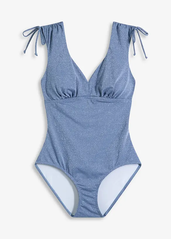 Maillot 1 pièce sculptant brillant, maintien léger, bonprix