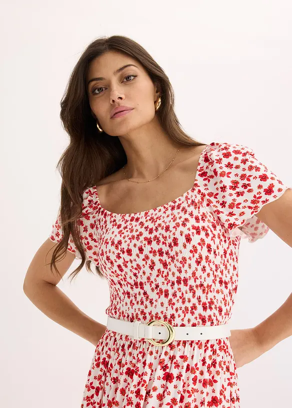 Bedrucktes Maxikleid aus nachhaltiger Viskose, bonprix