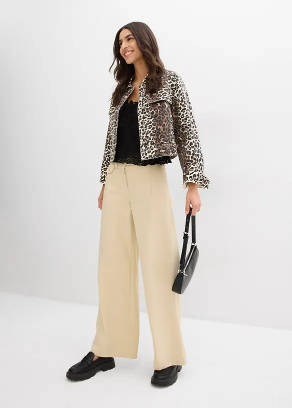 Pantalon large à pinces, bonprix