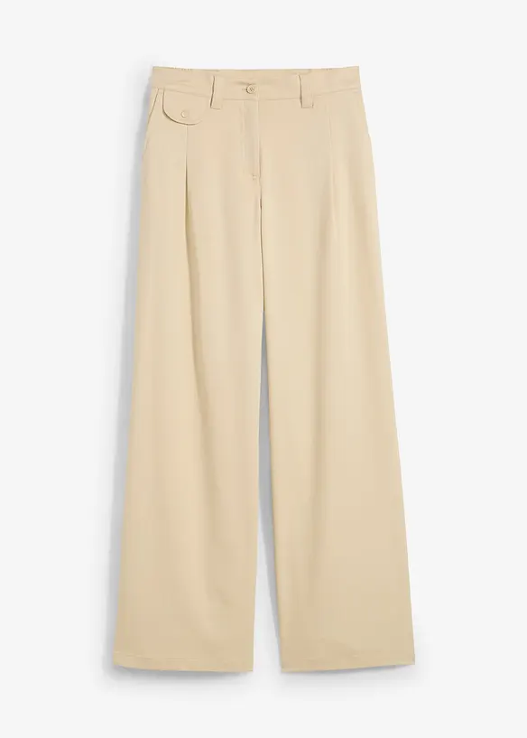 Pantalon large à pinces, bonprix