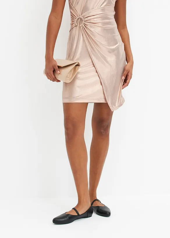 Robe courte avec broche à la taille, bonprix