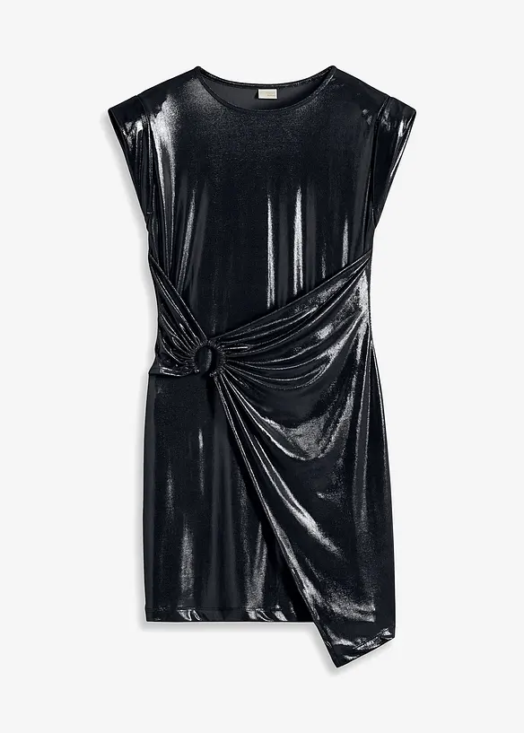 Robe courte avec broche à la taille, bonprix
