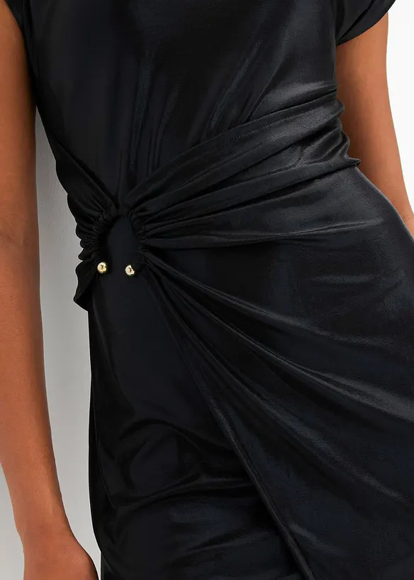 Robe courte avec broche à la taille, bonprix