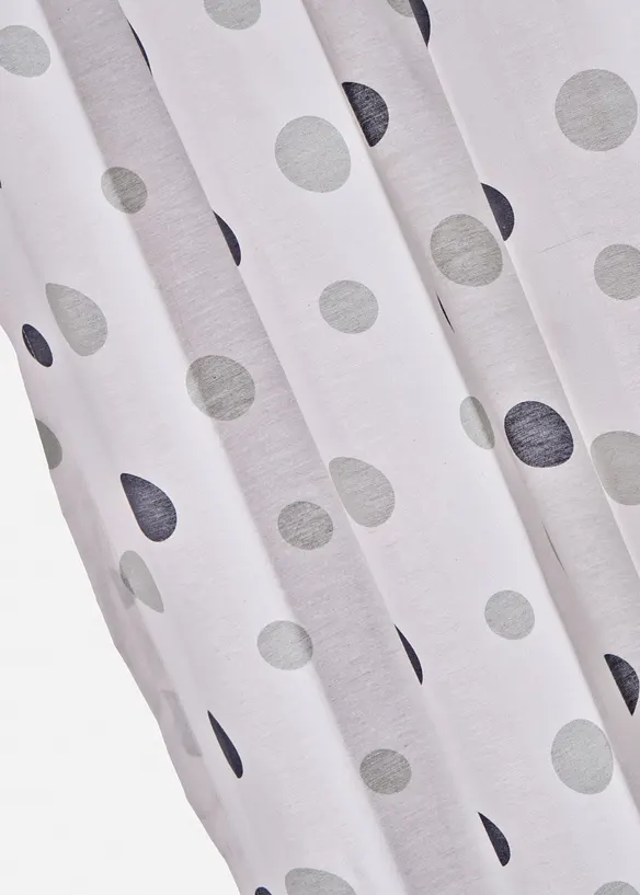 Voilage en polyester recyclé imprimé pois (1 pce), bonprix