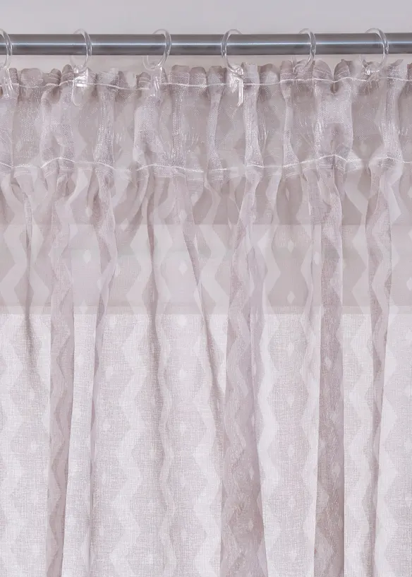 Voilage imprimé contenant du polyester recyclé (1 pce.), bonprix
