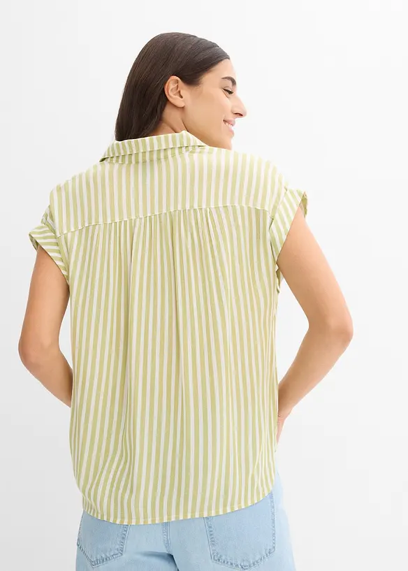 Blouse manches courtes en viscose fluide, bonprix