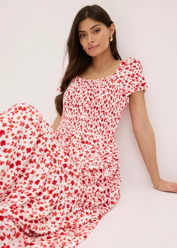 Bedrucktes Maxikleid aus nachhaltiger Viskose, bonprix