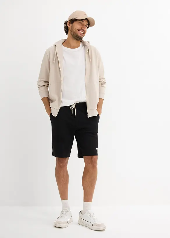 Lot de 2 bermudas en molleton, bonprix
