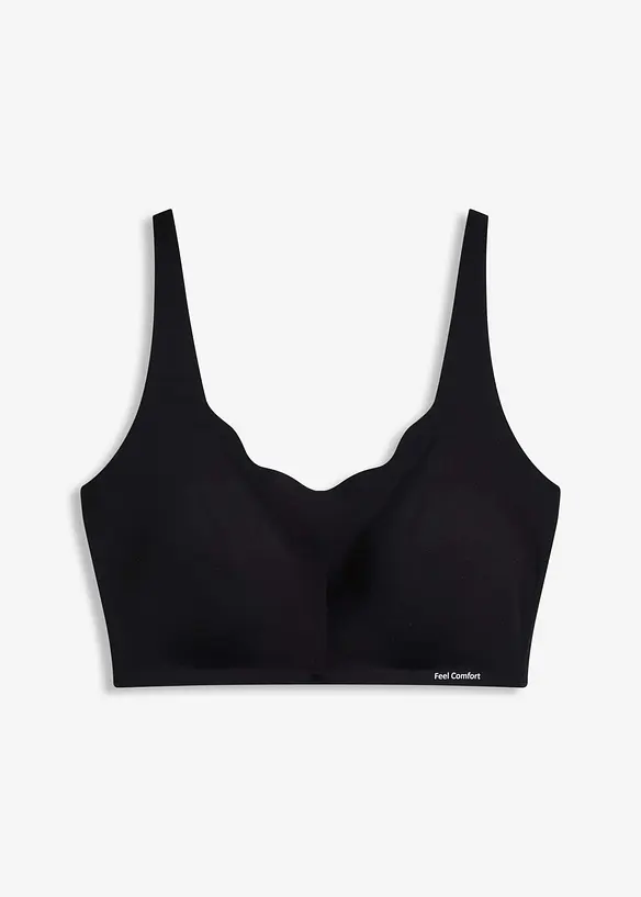 Wattierter Feel Comfort Lasercut T-Shirt BH ohne Bügel, bonprix