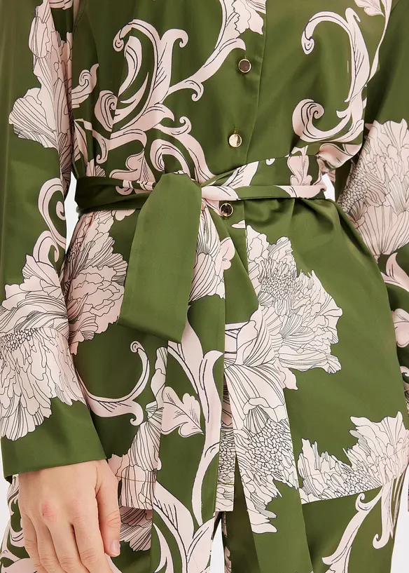Bluse aus fließendem Satin, bonprix