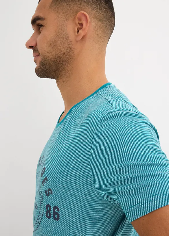 Lot de 2 T-shirts 100% coton, bonprix