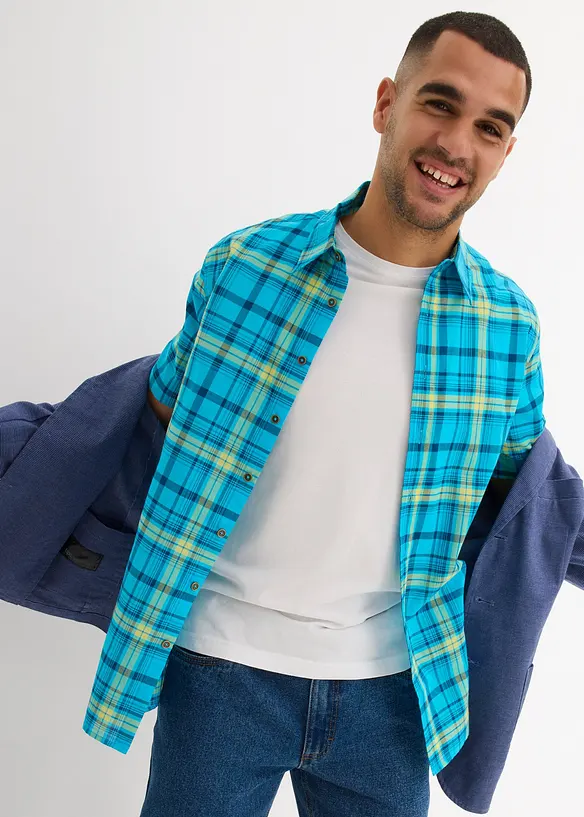Chemise manches courtes 100% coton, bonprix