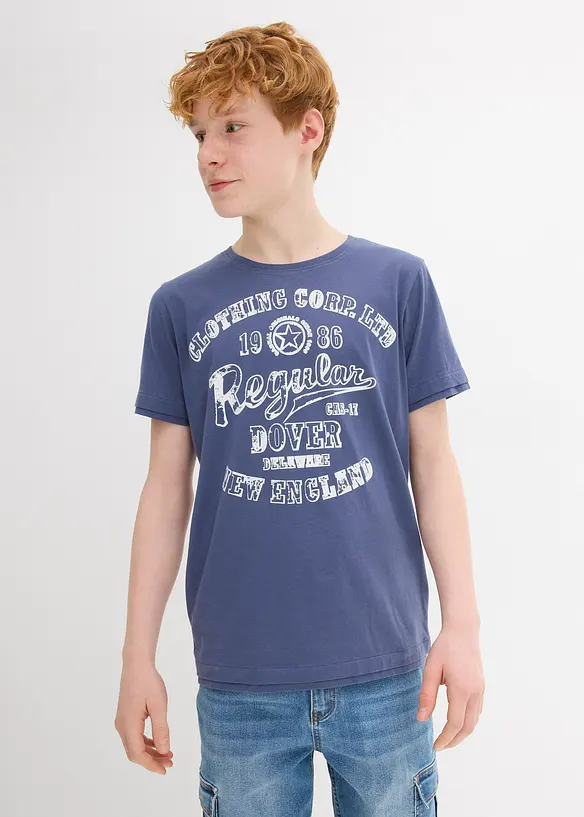 T-Shirt aus reiner Bio-Baumwolle (2er Pack), bonprix