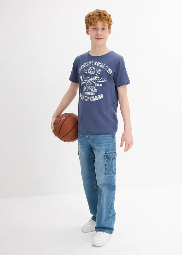 T-Shirt aus reiner Bio-Baumwolle (2er Pack), bonprix