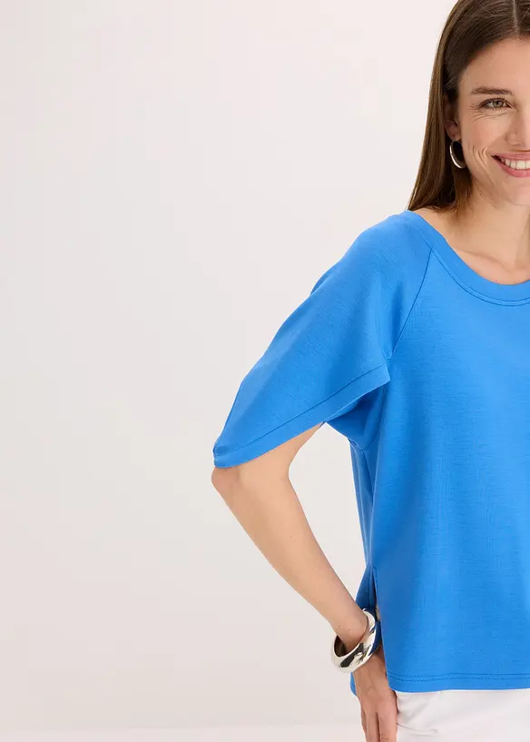 Oversize-Shirt aus fließendem Viskose-Mix, bonprix