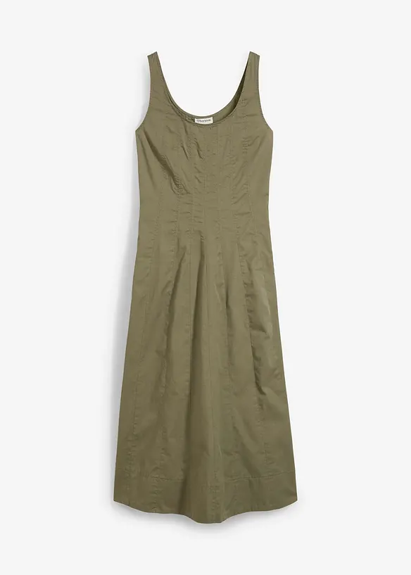 Midikleid mit vertikalen Nähten, bonprix