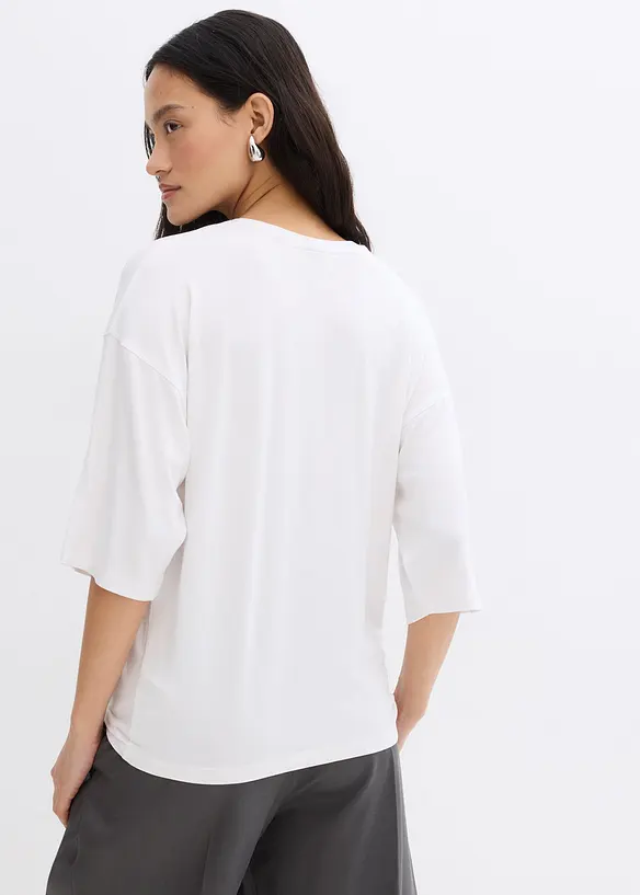 T-Shirt aus feiner Viskose, bonprix