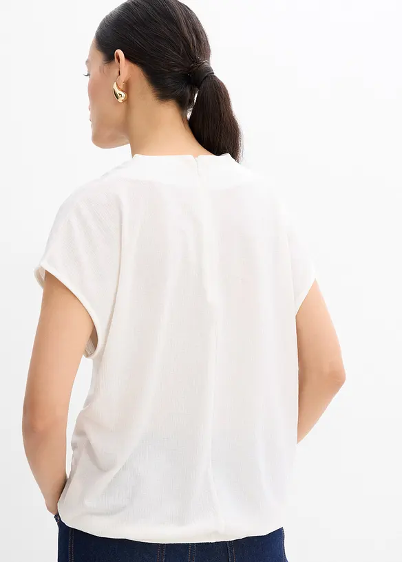 Blouse en crêpe texturé, bonprix