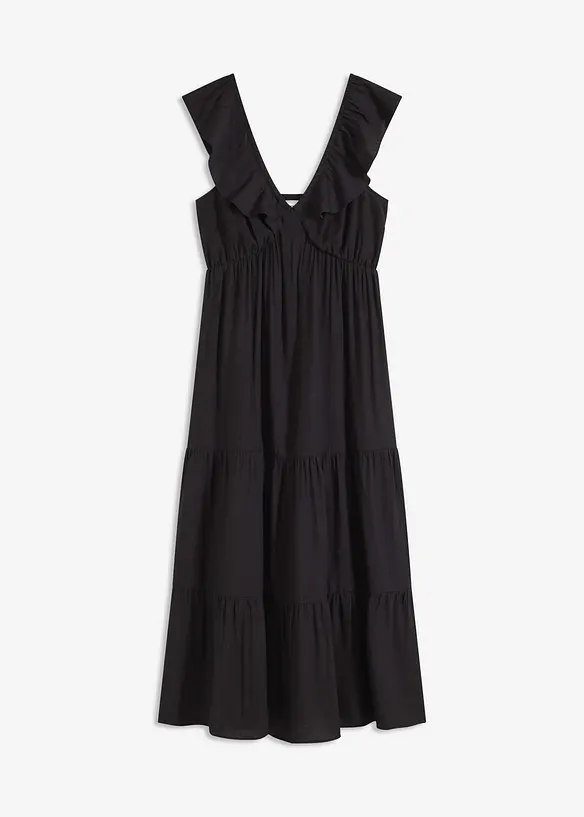 Trägerkleid aus feinem Viskose-Mix, bonprix