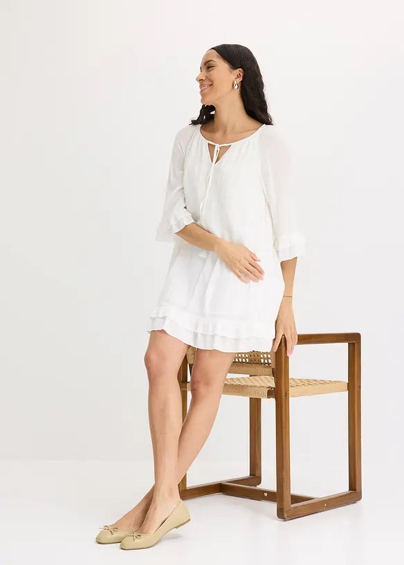 Boho Kleid mit Stickerei, bonprix