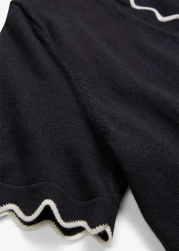 Pull coton et soie, bonprix