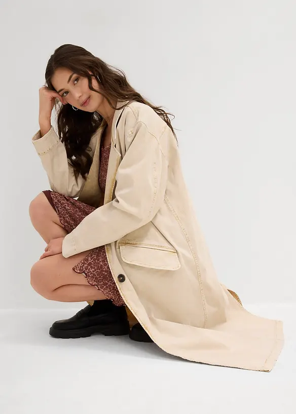 Trenchcoat aus Twill, bonprix