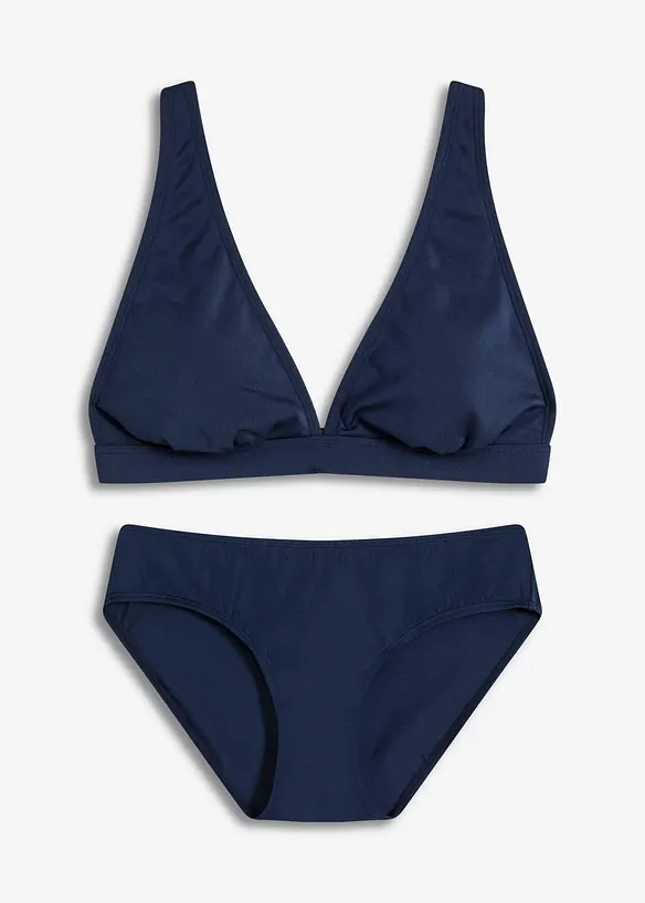 Bikini (2-tlg.Set) aus glänzendem Material, bonprix
