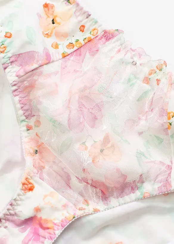 Slip Maxi avec broderies filigranées, bonprix