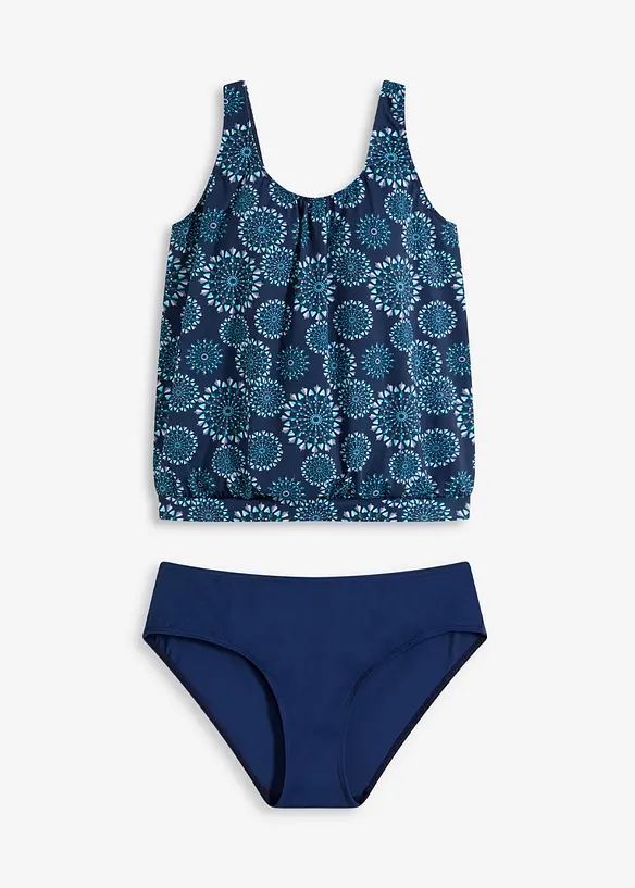 Tankini oversize (ens. 2 pces) à bretelles larges, bonprix