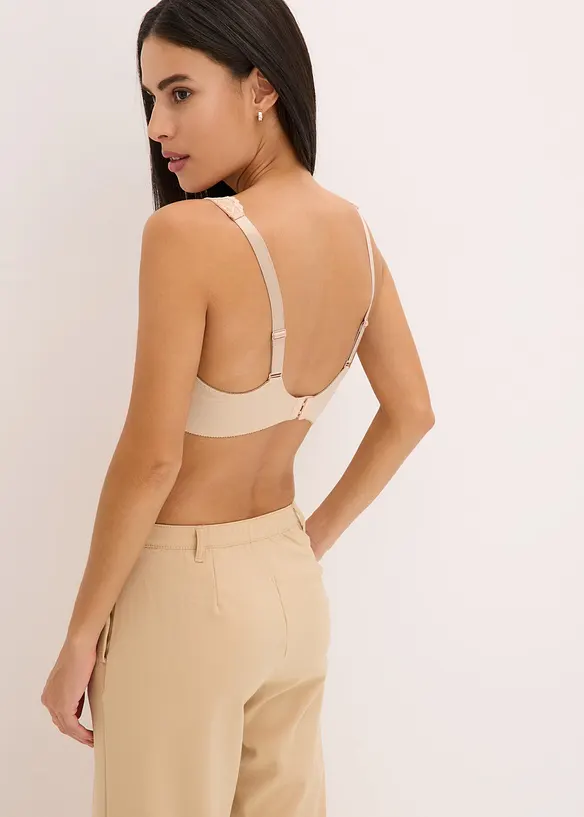 Lot de 2 soutiens-gorge avec dentelle, bonprix