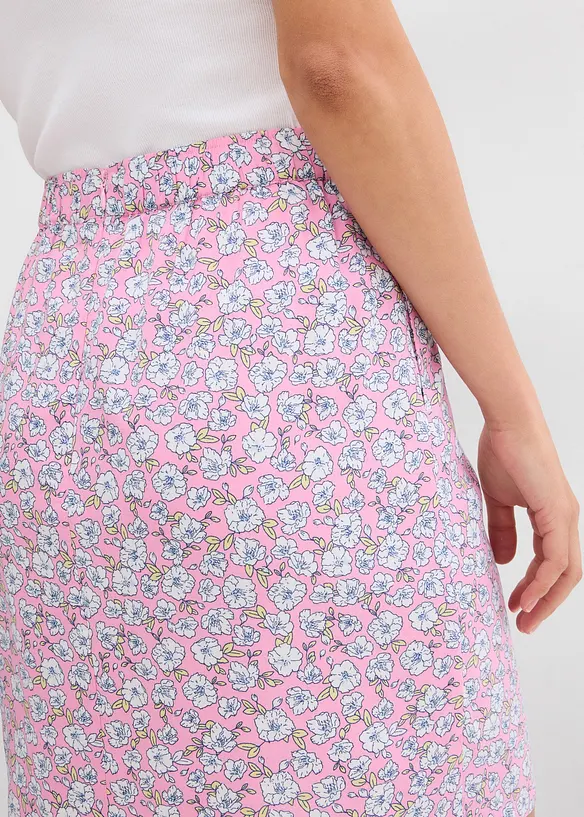 Mini-jupe en viscose fluide, bonprix