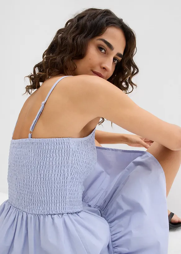 Trägerkleid aus reiner Bio-Baumwolle, bonprix