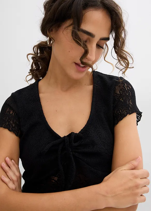 T-shirt en dentelle, bonprix