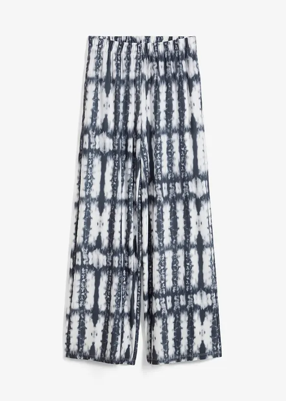 Pantalon en jersey imprimé, bonprix