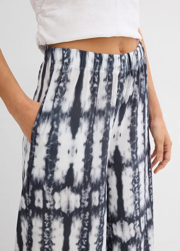 Pantalon en jersey imprimé, bonprix